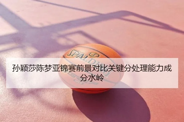 孙颖莎陈梦亚锦赛前景对比关键分处理能力成分水岭（cfcpn.com）